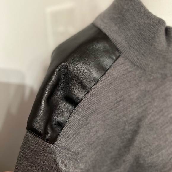 Michael Kors gray half zip sweater, size XL - Picture 3 of 6